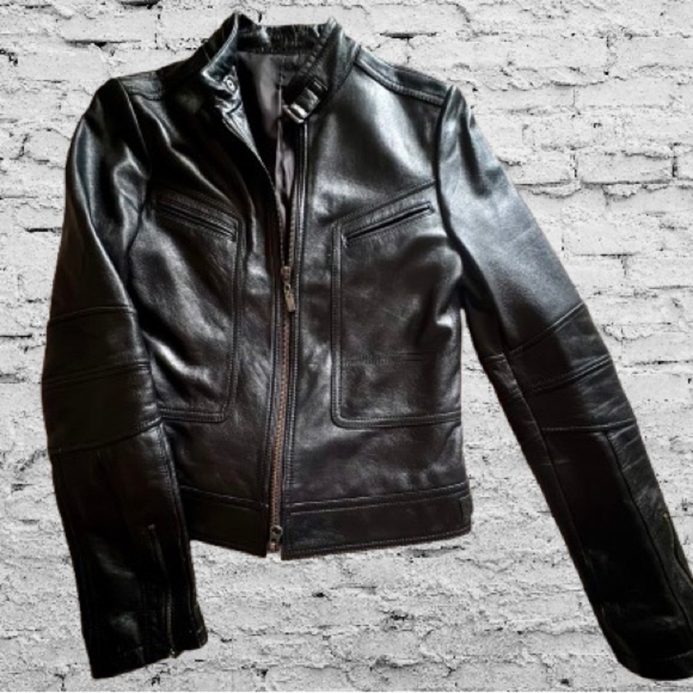 Genuine Black Leather Jacket